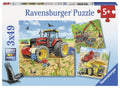 Ravensburger - 3 x 49Pc Giant Vehicles Puzzle