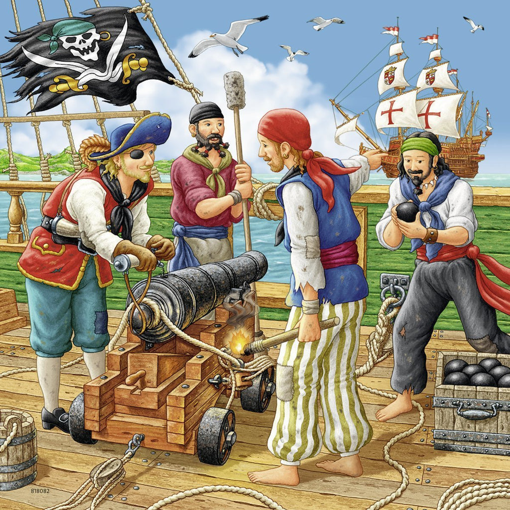 Ravensburger - 3 x 49Pc Adventure On The High Seas Puzzle