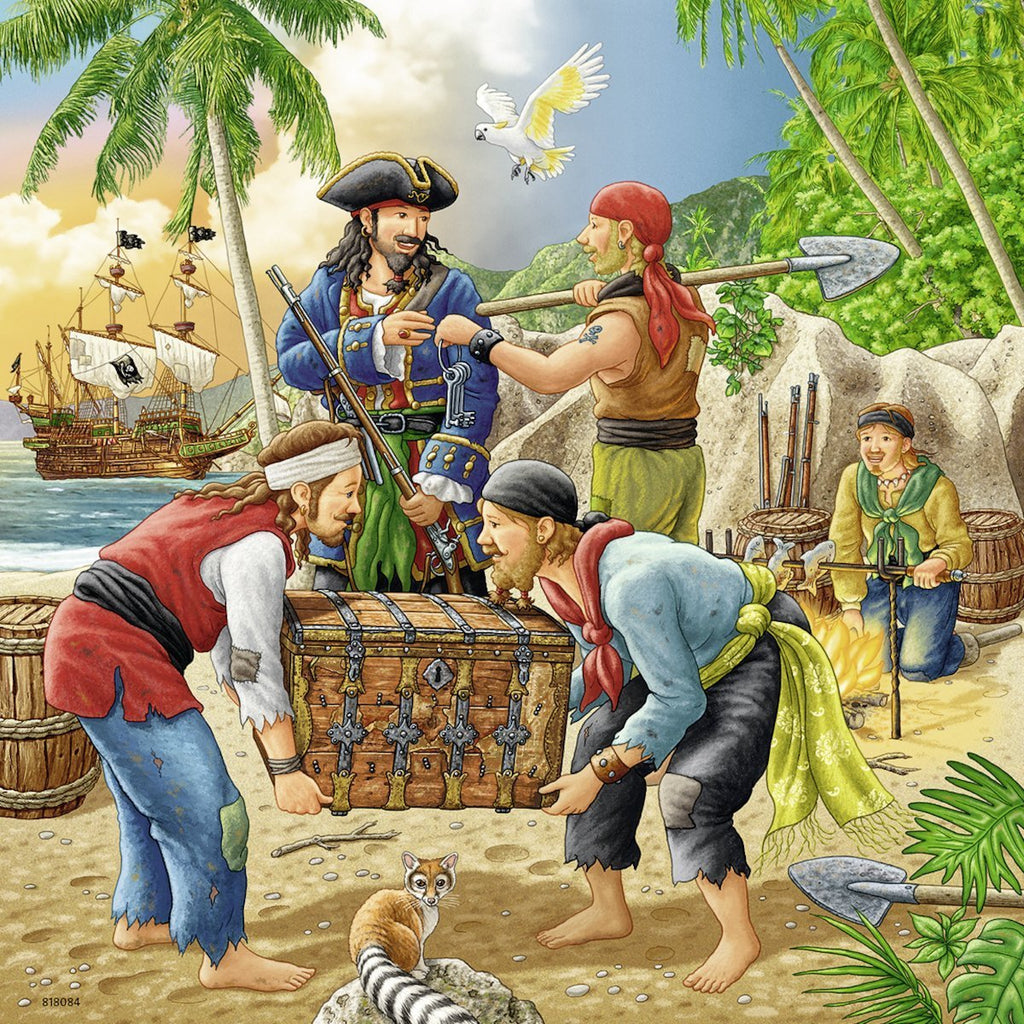 Ravensburger - 3 x 49Pc Adventure On The High Seas Puzzle