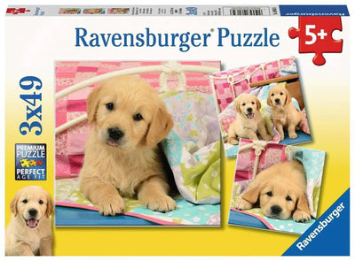 Ravensburger - 3 x 49Pc Cute Puppy Dogs Puzzle