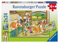 Ravensburger - 2 x 24Pc Merry Country Life Puzzle