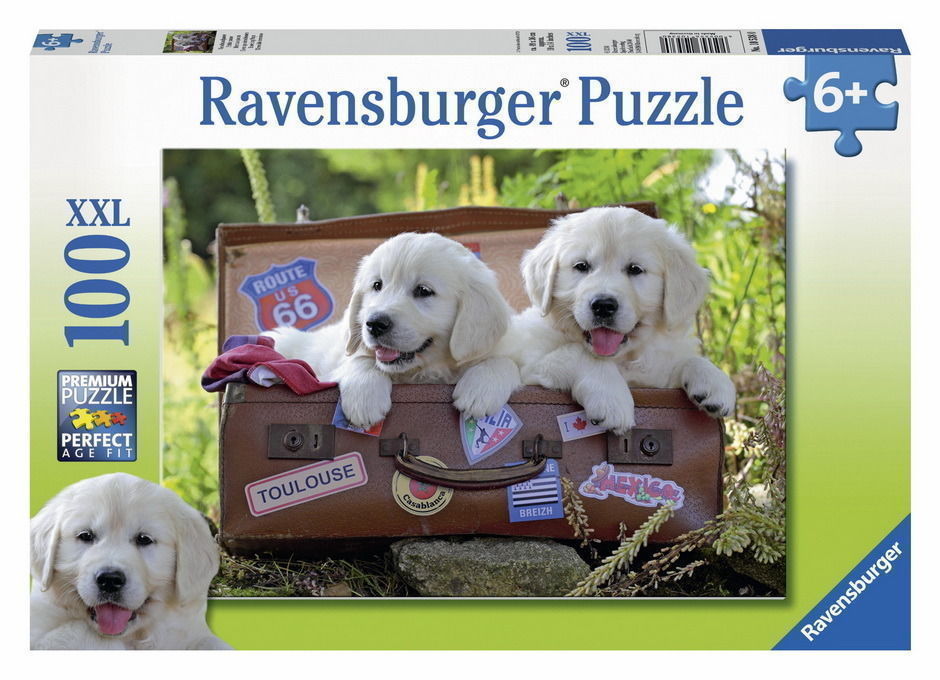 Ravensburger - 100Pc Travelling Puppies Puzzle