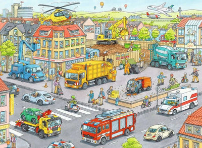 Ravensburger - 100Pc Vehicles in the City Puzzle