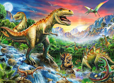 Ravensburger - 100Pc Time of the Dinosaurs Puzzle