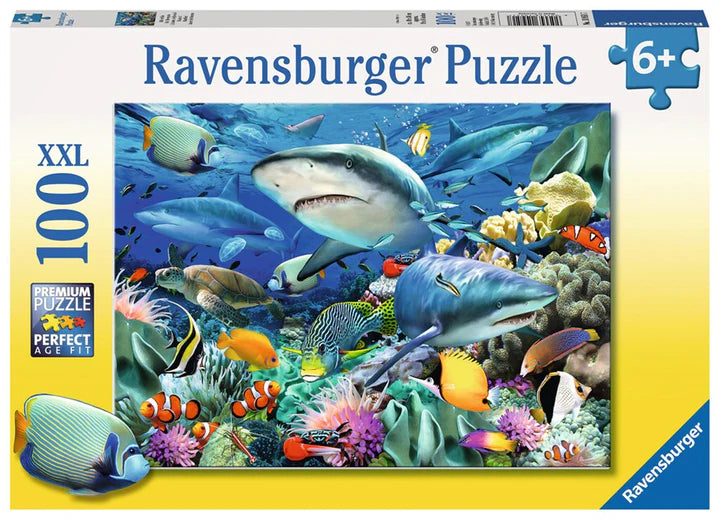 Ravensburger - 100Pc Reef of the Sharks Puzzle