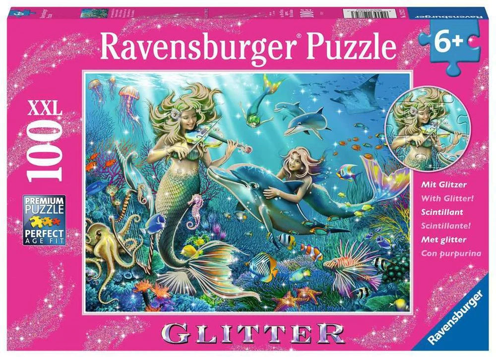Ravensburger - 100Pc Glitter Underwater Beauties Puzzle