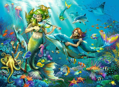 Ravenburger - 100Pc Glitter Underwater Beauties Puzzle