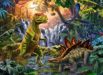 Ravensburger - 100Pc Dinosaur Oasis Puzzle