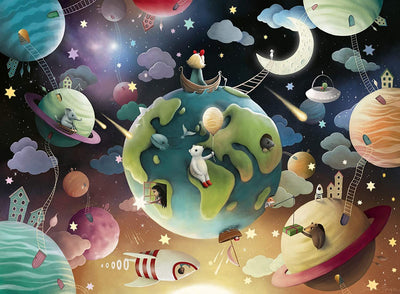 Ravensburger - 100Pc Planet Playground Puzzle