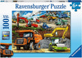 Ravensburger - 100pc Construction Vehicles Puzzle