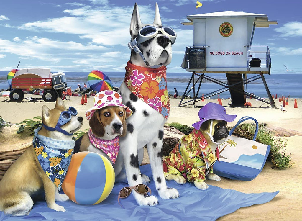 Ravensburger - 100Pc No Dogs on the Beach Puzzle
