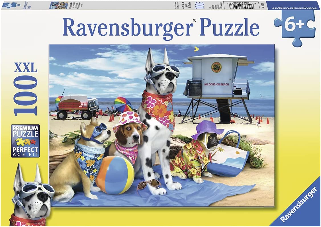 Ravensburger - 100Pc No Dogs on the Beach Puzzle