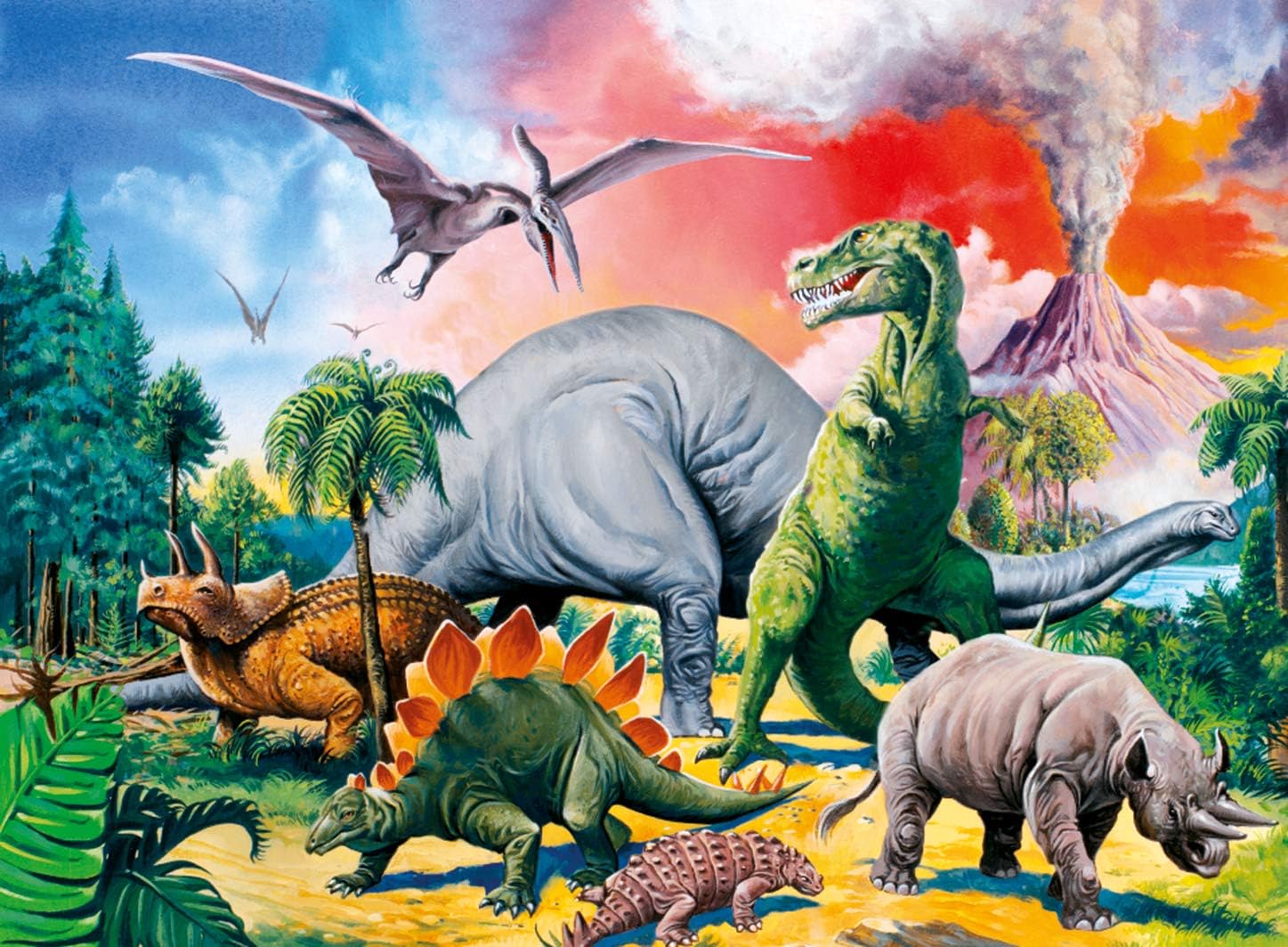Ravensburger - 100Pc Among the Dinosaurs Puzzle