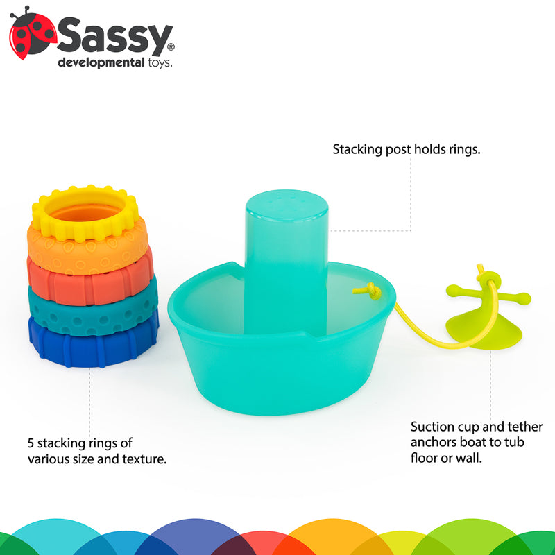 Sassy - Stackin Ship Tub Toy