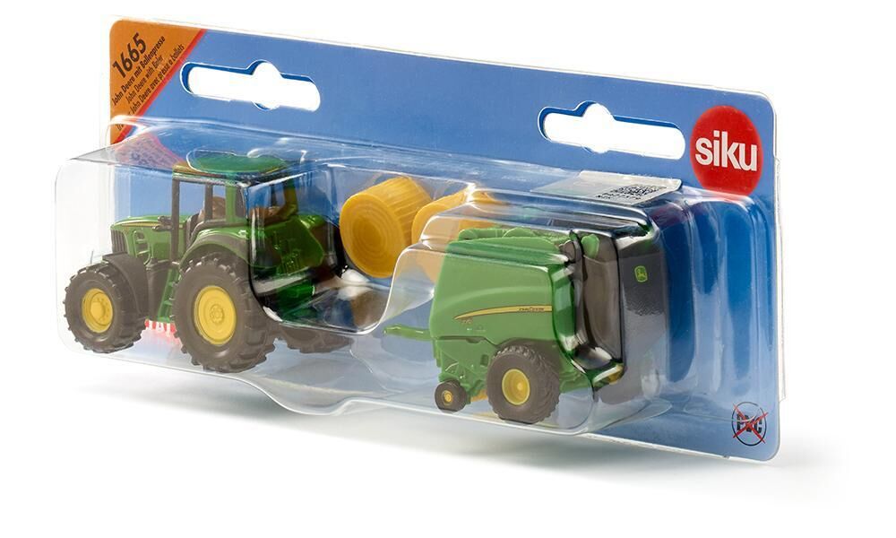 Siku - John Deere Tractor with Round Baler