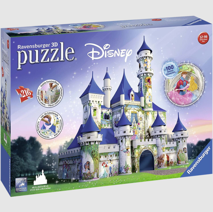 Ravensburger - 216pc Disney Princess Castle 3D Puzzle