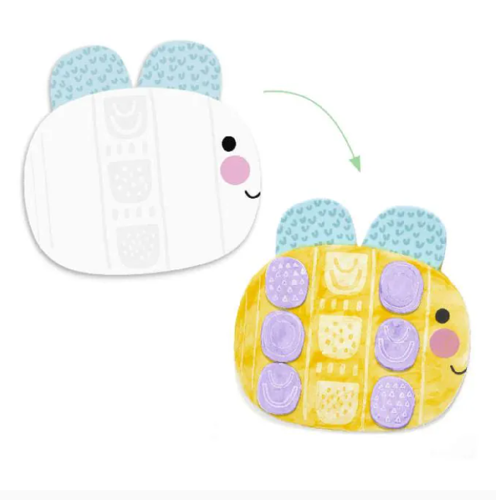 Djeco - Small Forms Magic Finger Painting Set