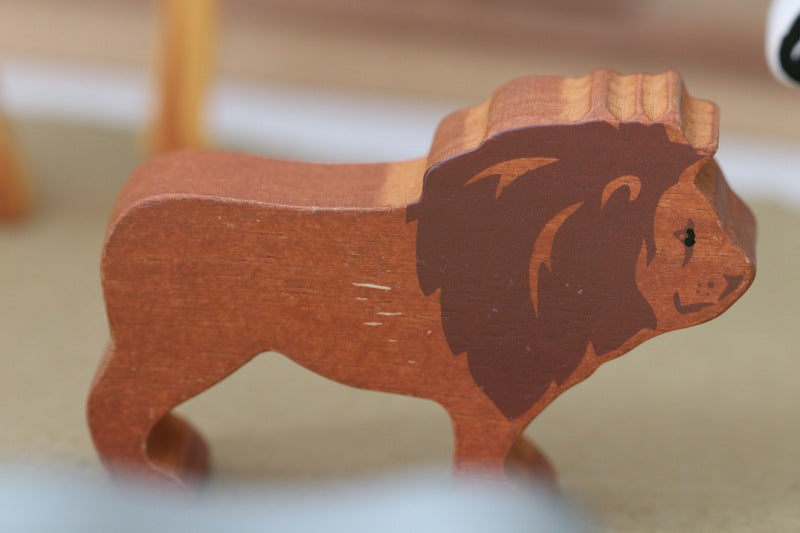 Tender Leaf Toys - Lion Wooden Animal
