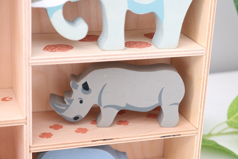 Tender Leaf Toys - Rhino Wooden Animal