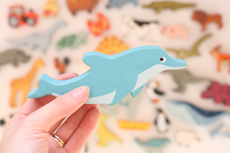 Tender Leaf Toys - Dolphin Wooden Animal