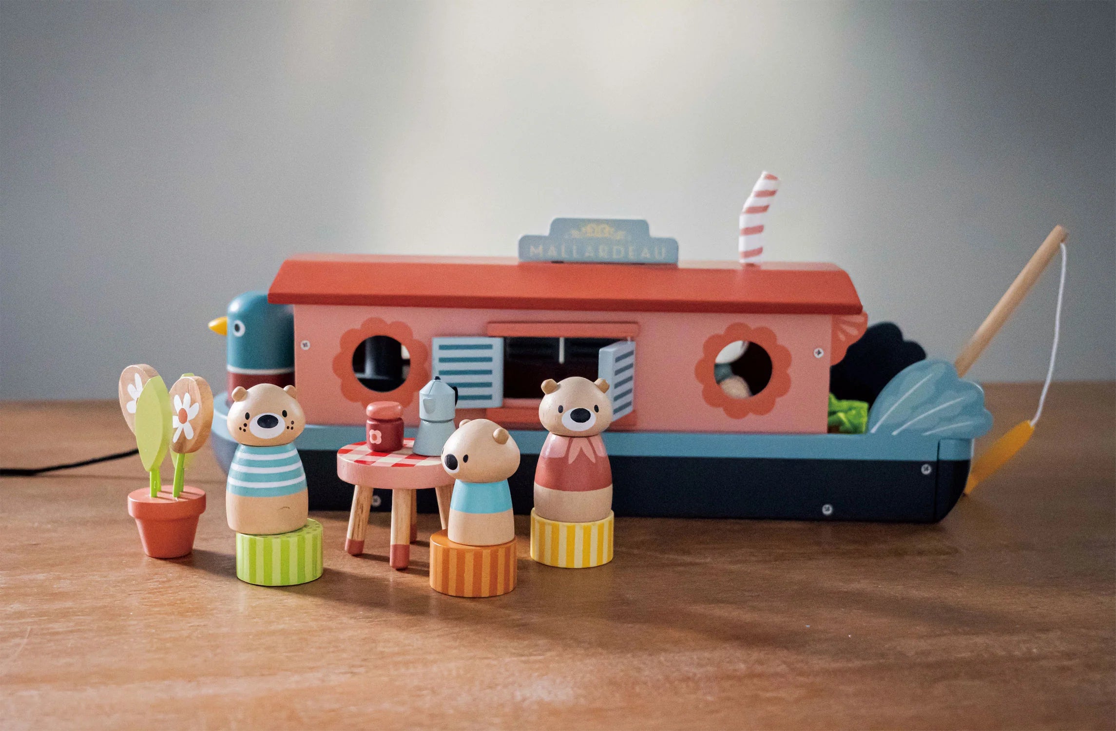 Tender Leaf Toys - Little Otter Canal Boat