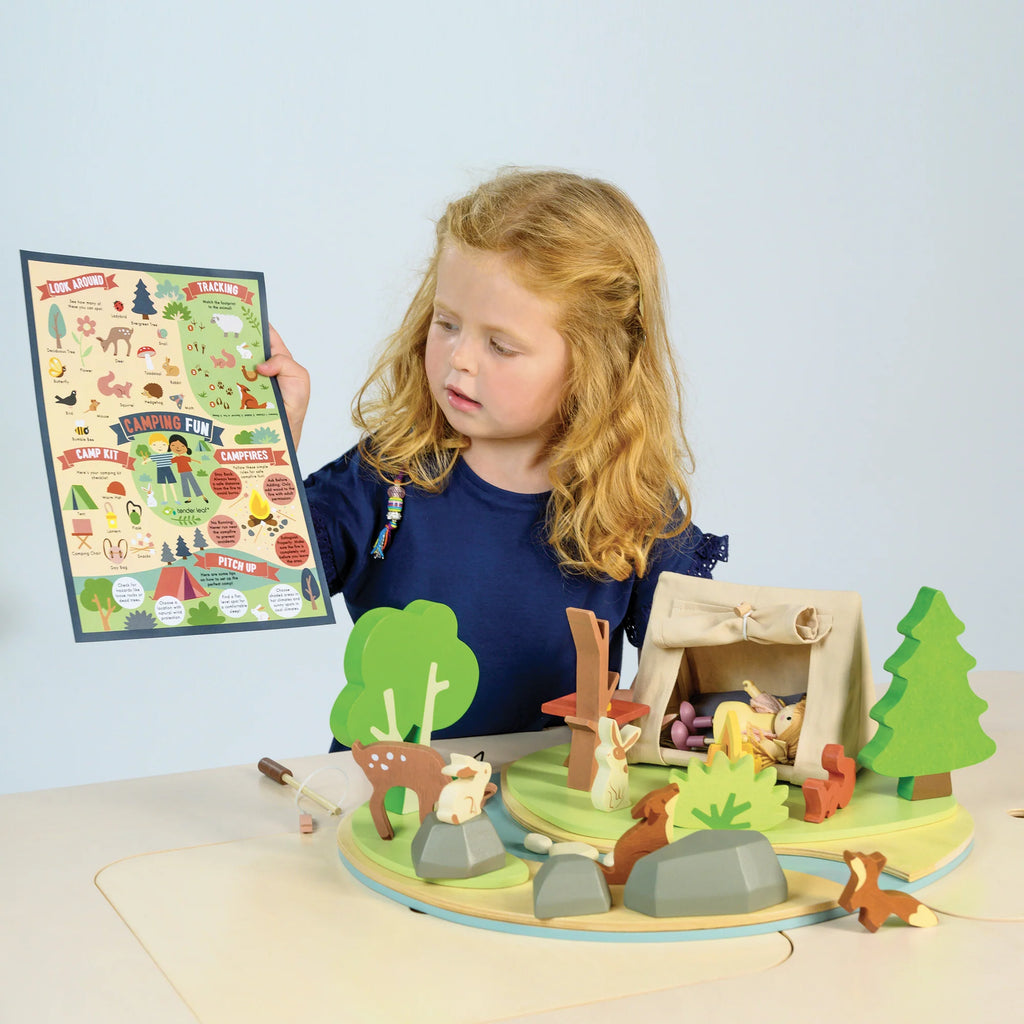 Tender Leaf Toys - Wildlife Camping Play Set