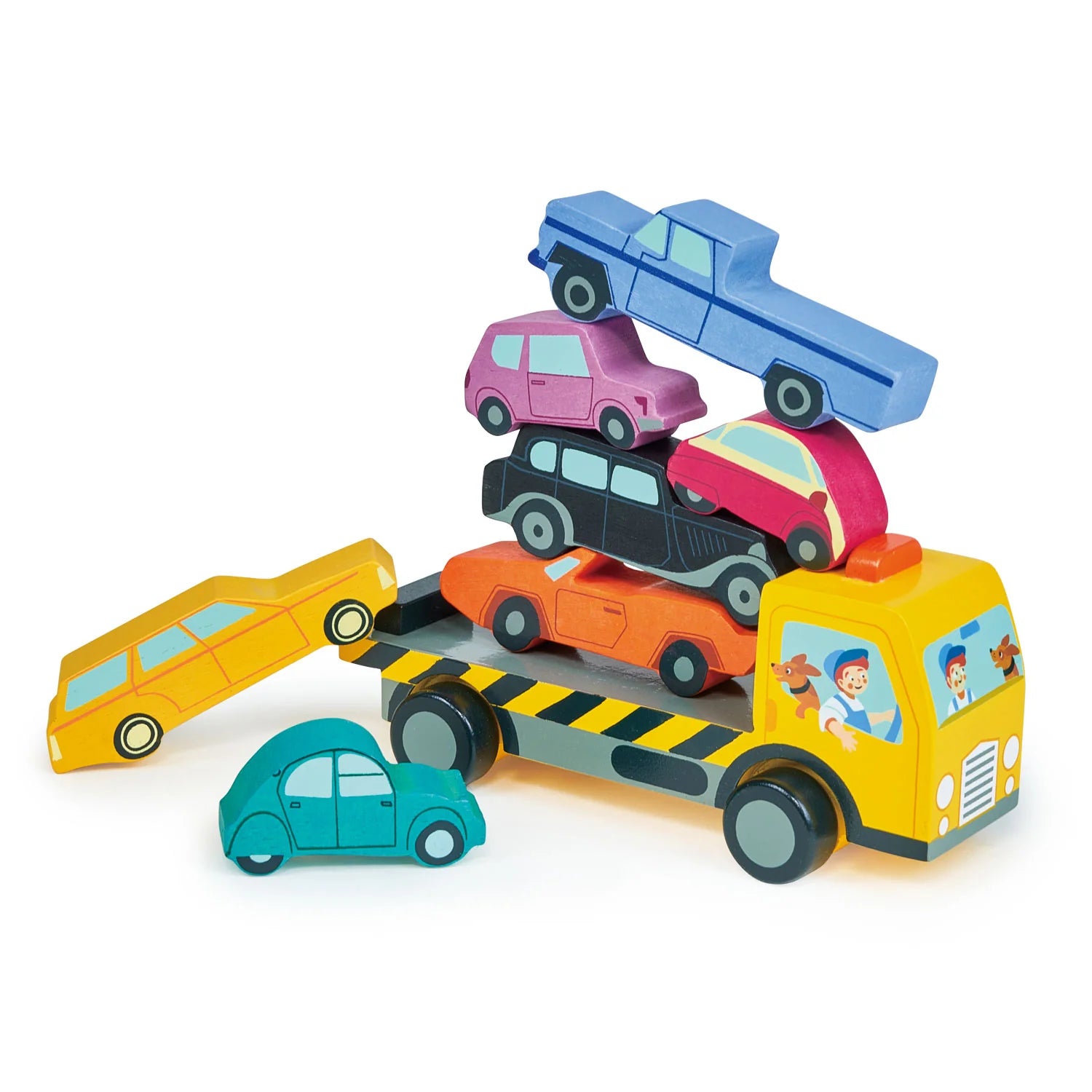 Tender Leaf Toys - Stacking Cars