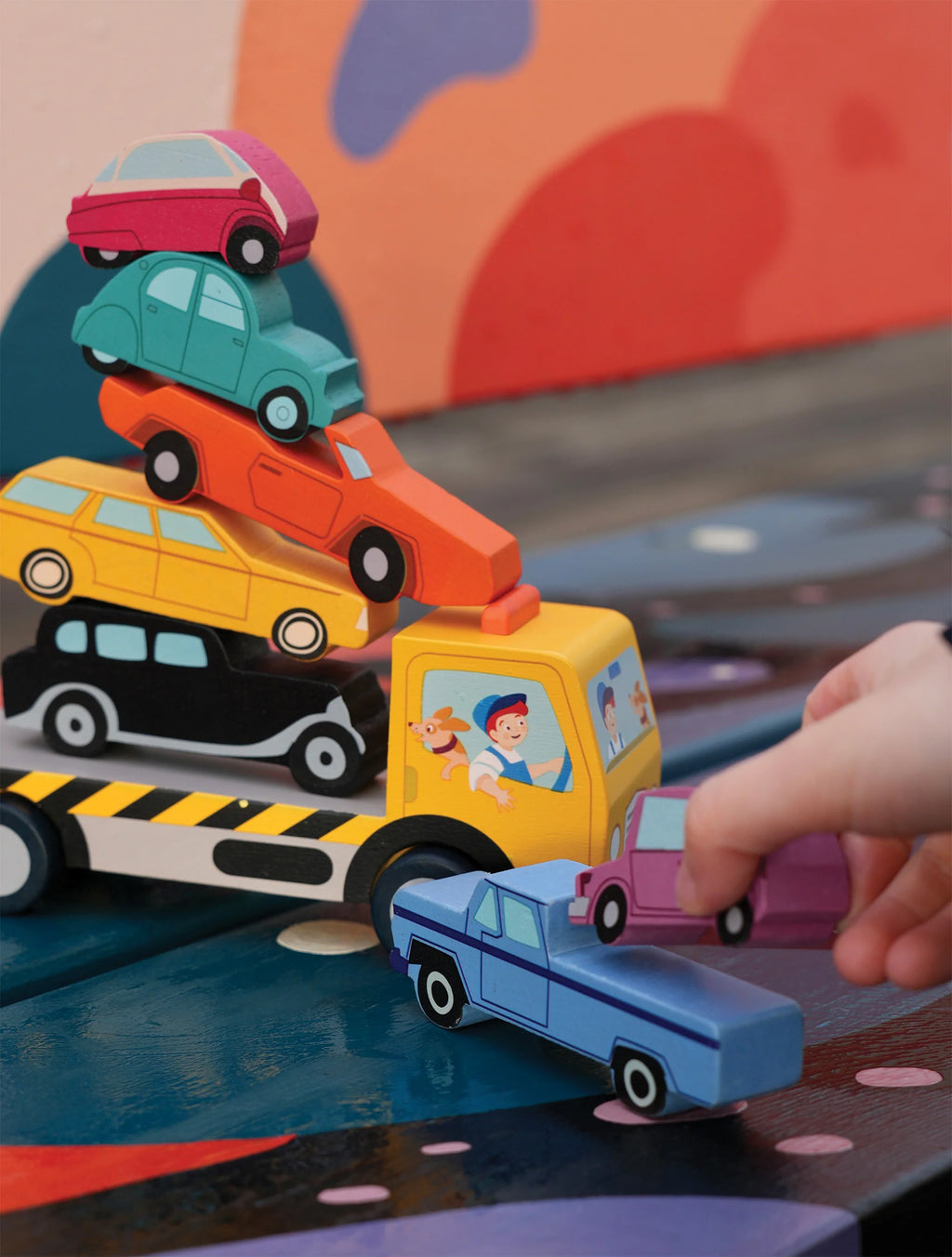 Tender Leaf Toys - Stacking Cars