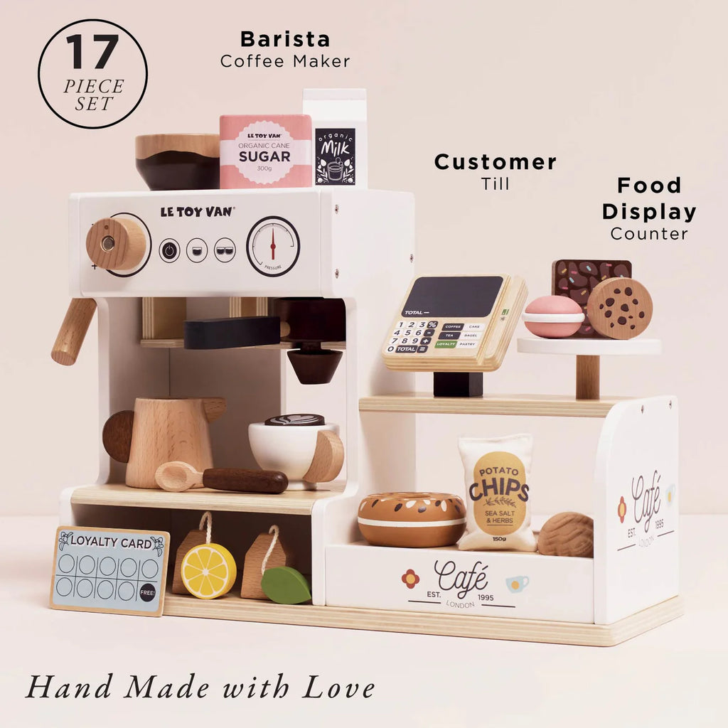 Le Toy Van - Wooden Barista Cafe Playset