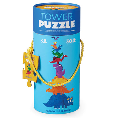 Crocodile Creek - Puzzle Tower 30pcs - Dinosaur