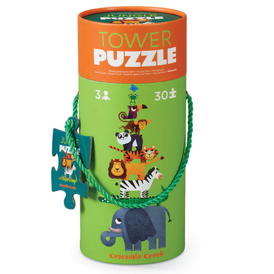 Crocodile Creek - Tower Puzzle 30pcs - Jungle