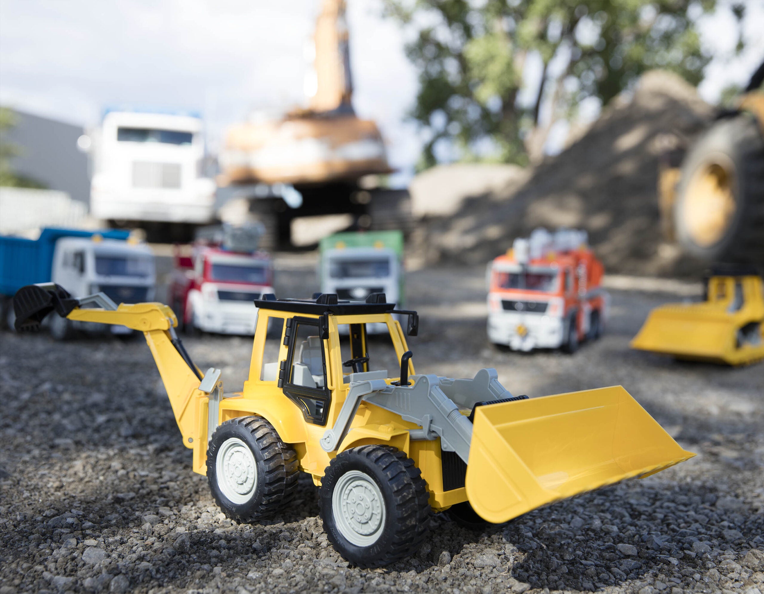 Driven - Mid Backhoe Loader Yellow