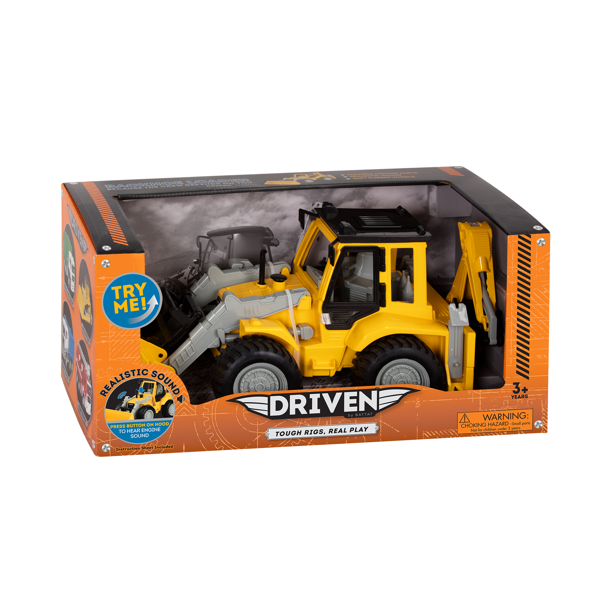 Driven - Mid Backhoe Loader Yellow
