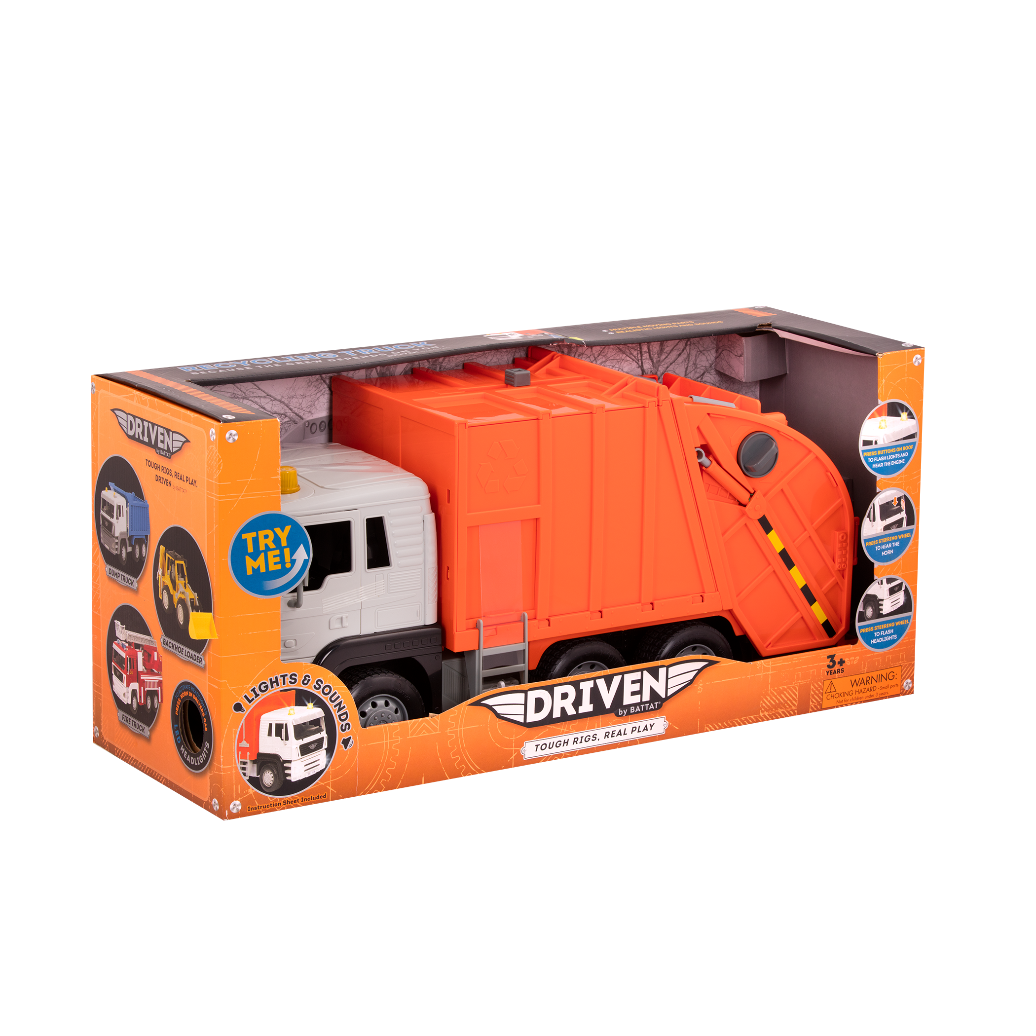 Driven - Orange Recycling Truck