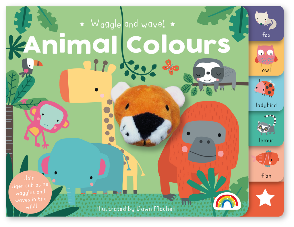 Waggle & Wave Animal Colours Book