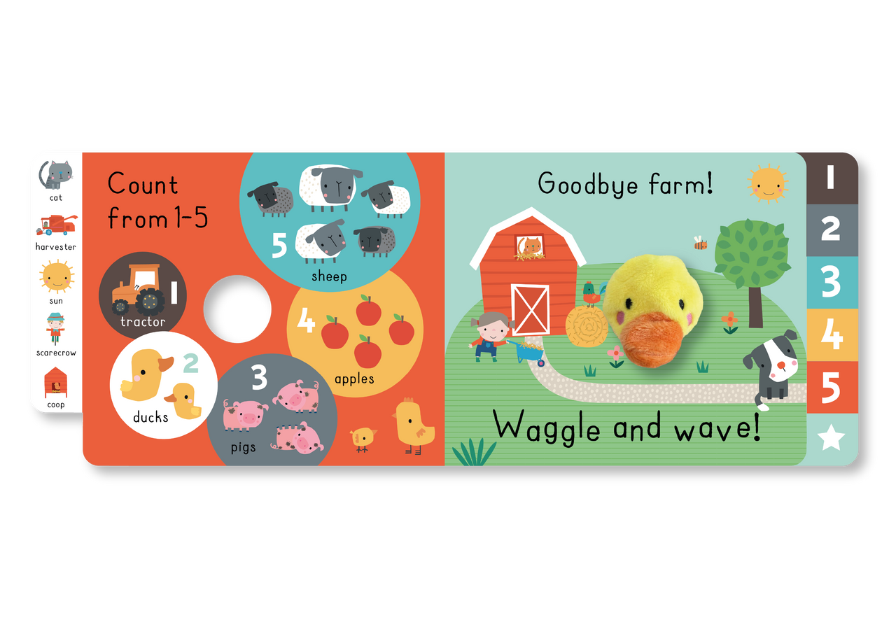 Waggle & Wave Farm Numbers Book