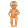 Miniland - Doll 38cm Caucasian Boy In Bag