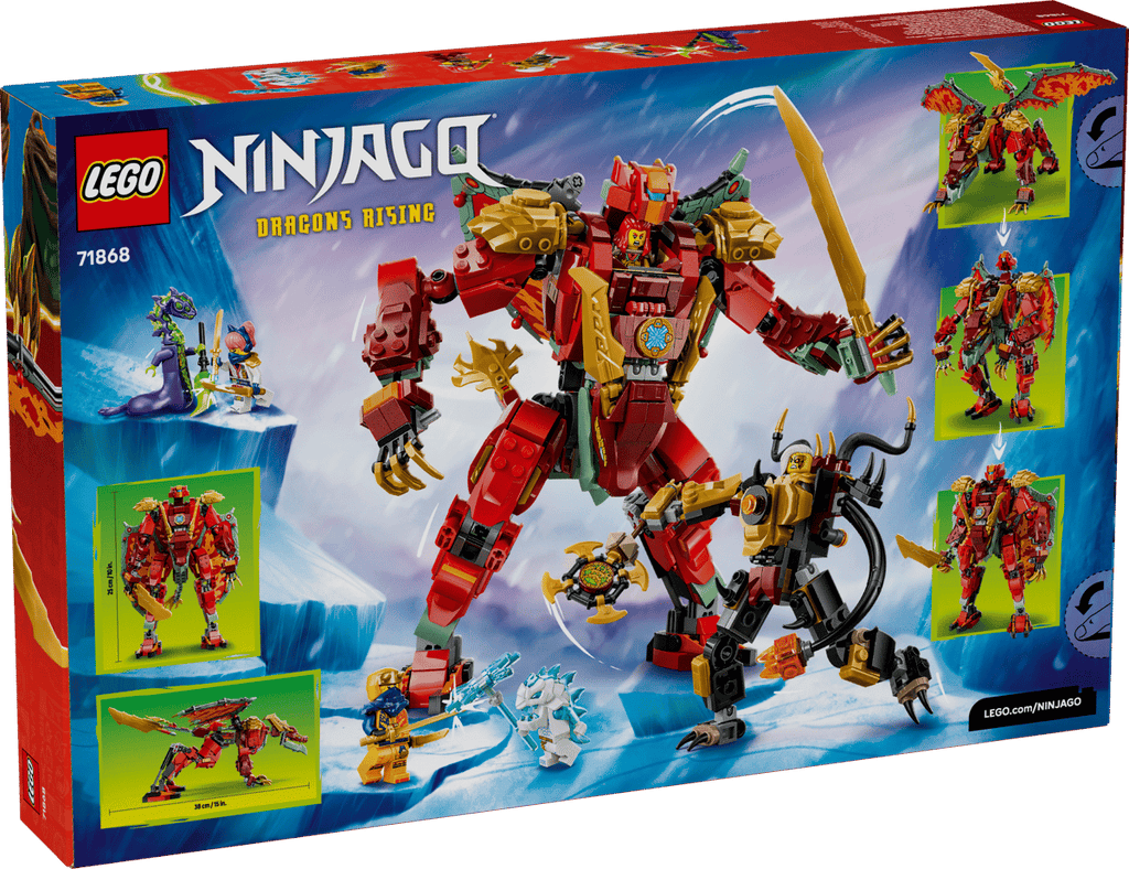 Lego - Ninjago Wyldfyre's Transforming Dragon Mech 71868