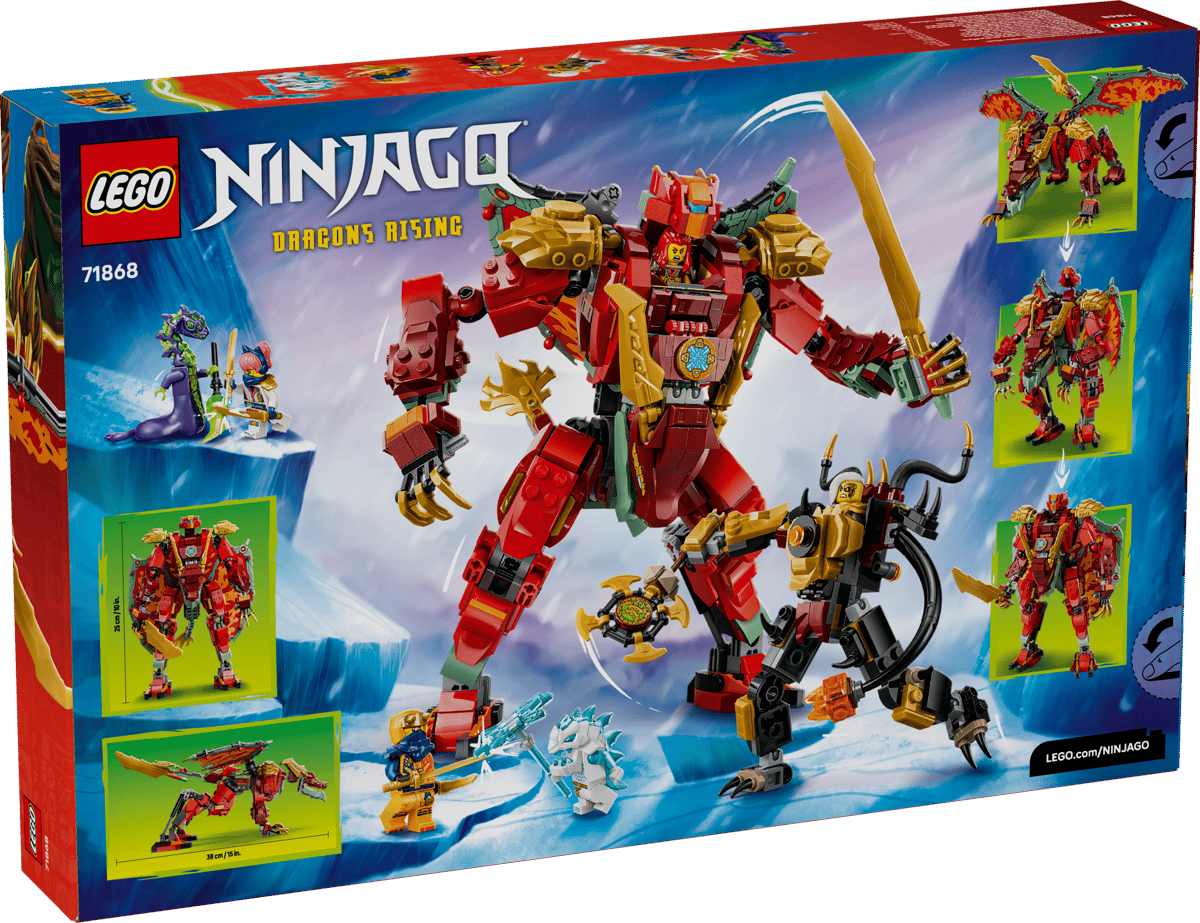 Lego - Ninjago Wyldfyre's Transforming Dragon Mech 71868