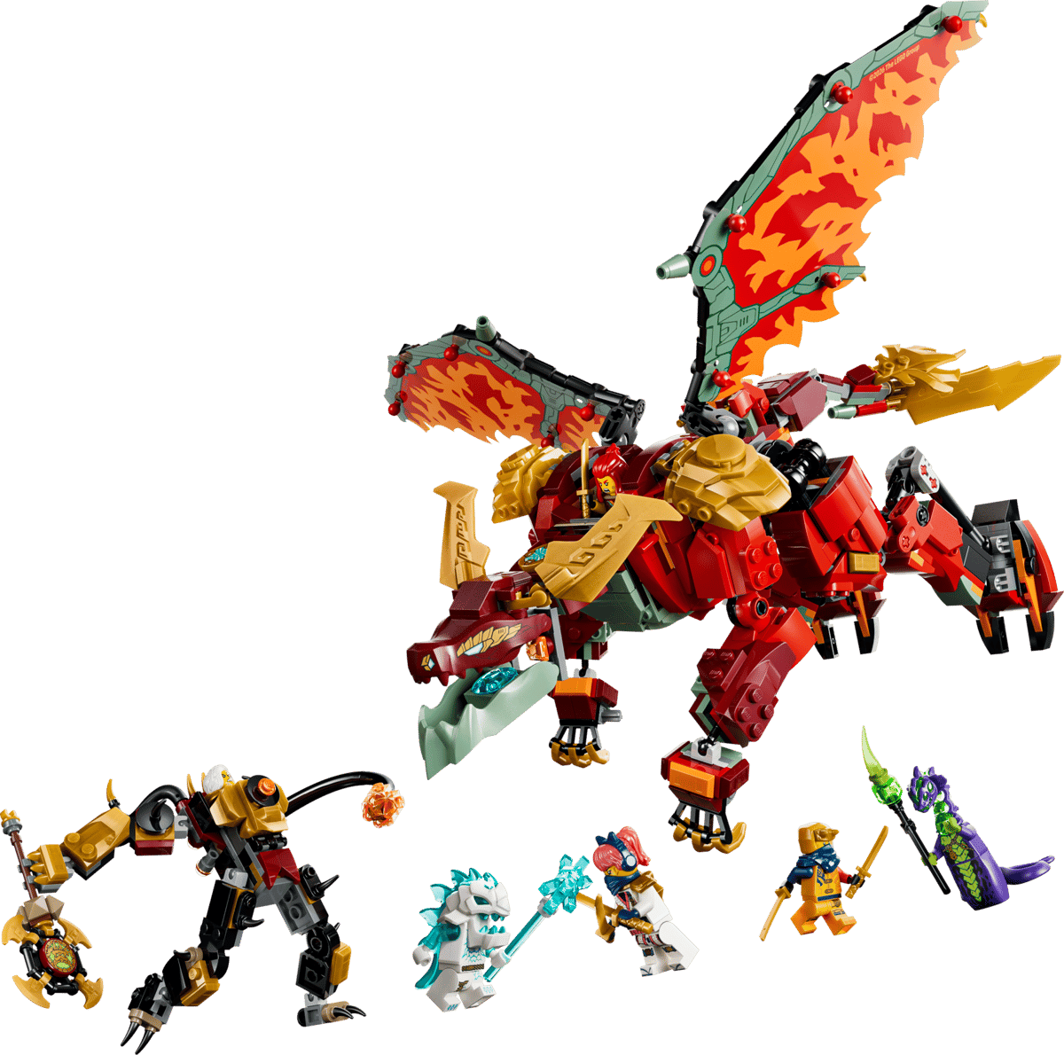 Lego - Ninjago Wyldfyre's Transforming Dragon Mech 71868