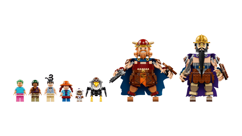 LEGO - One Piece Dorry vs Brogy - Giants of Little Garden 75644