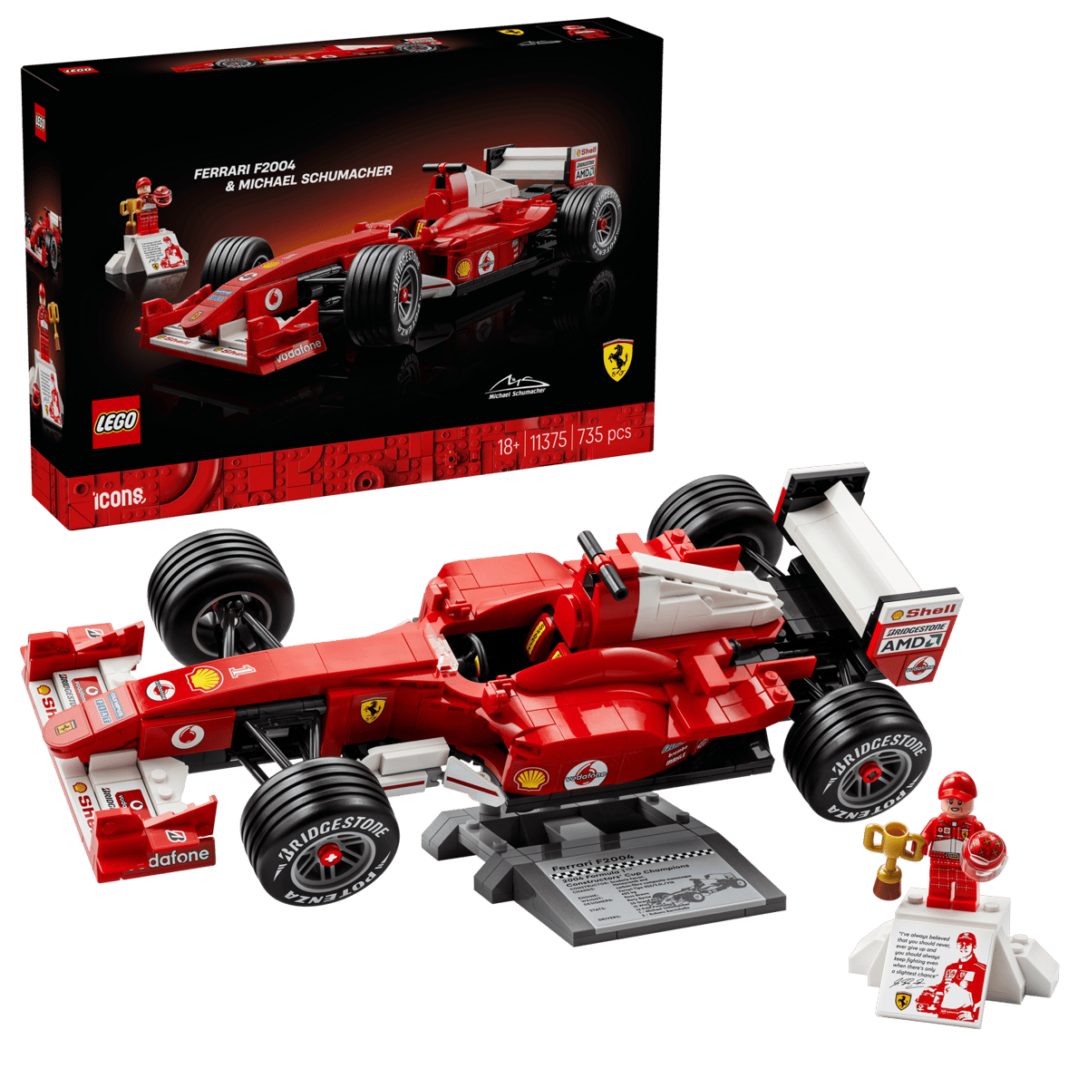 LEGO - Ferrari F2004 & Michael Schumacher 11375