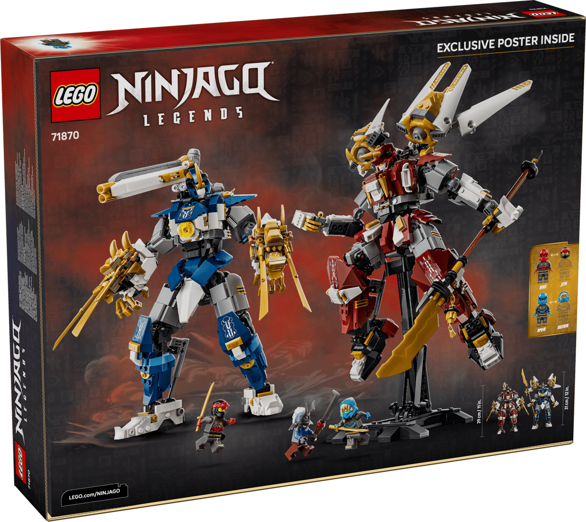 Lego - Ninjago The Twin Titan Mechs 71870