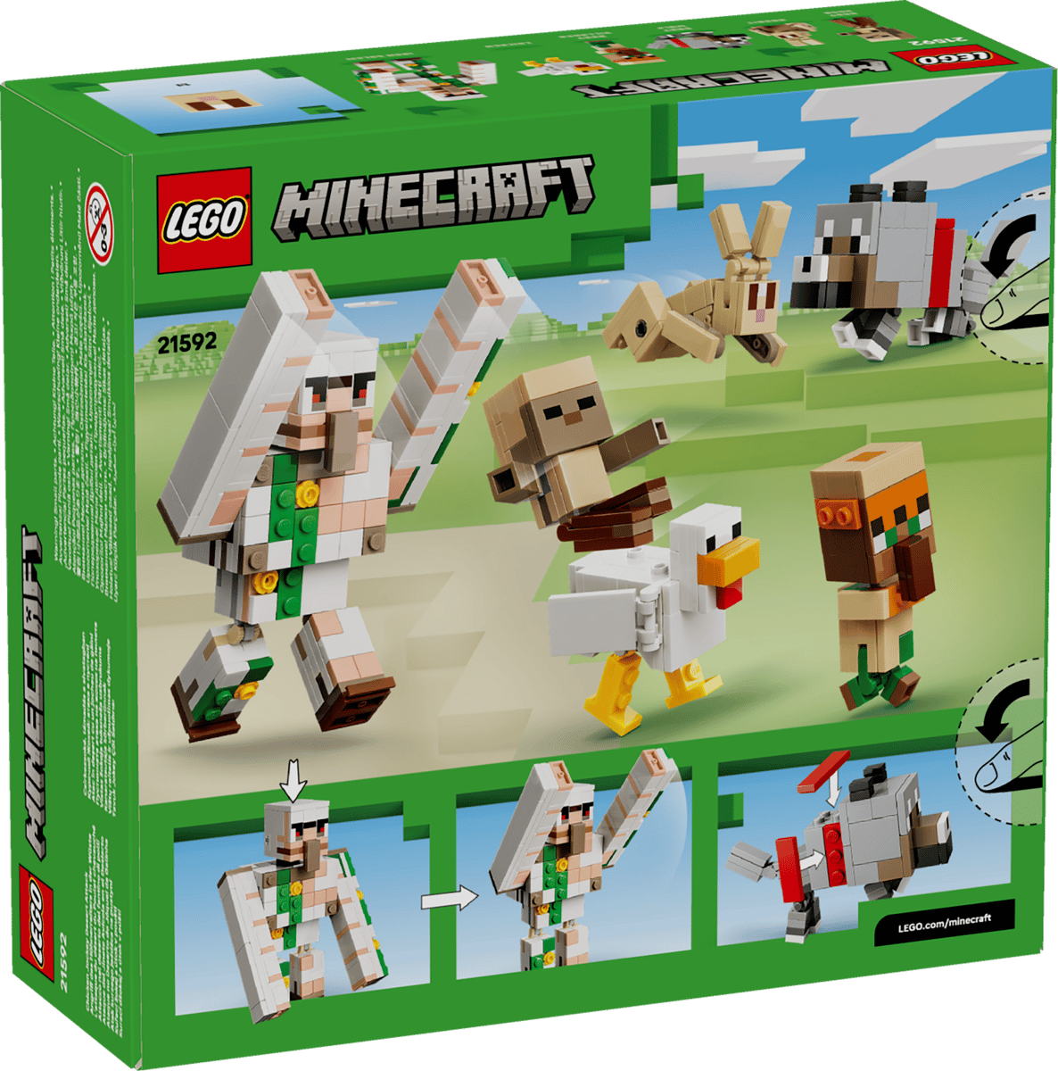 Lego - Minecraft Chicken Jocky Desert Attack 21592