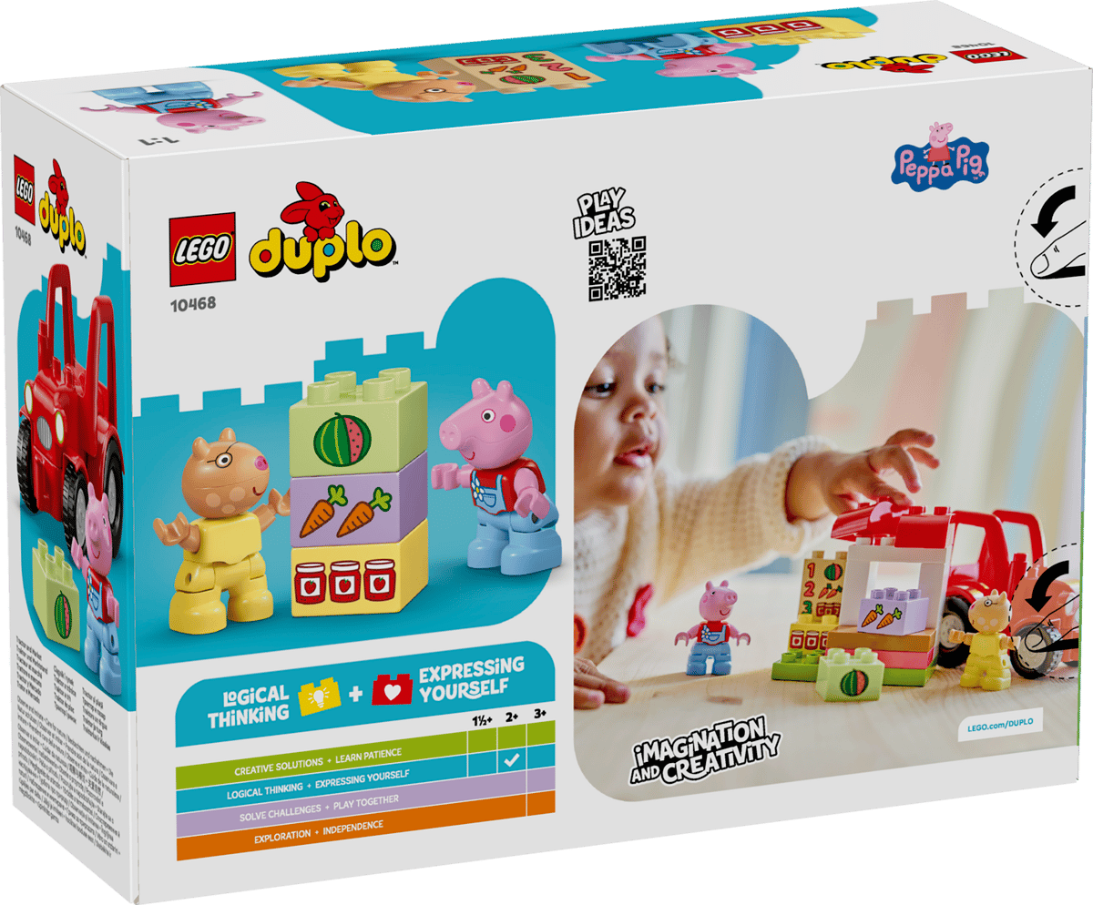 LEGO - Peppa Pig Tractor and Market 10468