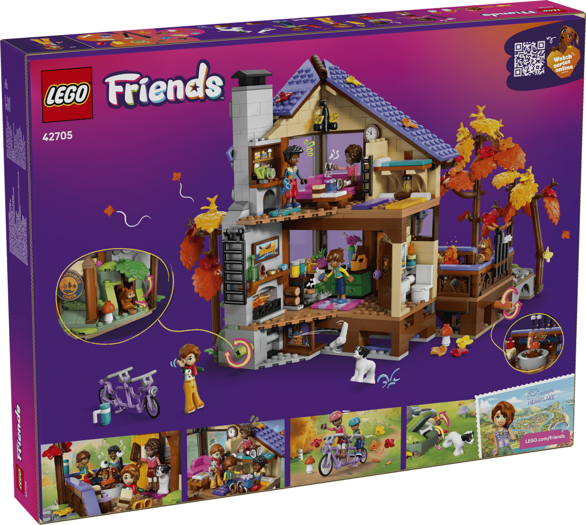 Lego - Friends Cosy Fall Forest Cabin 42705