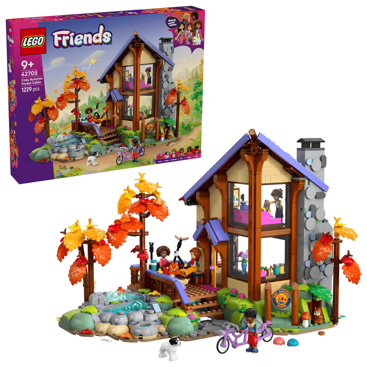 Lego - Friends Cosy Fall Forest Cabin 42705