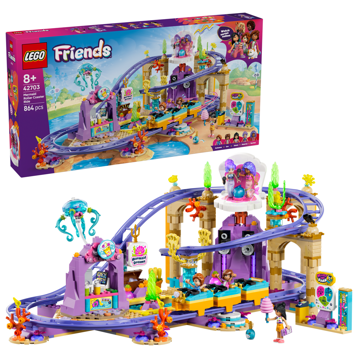Lego - Friends Mermaid Roller Coaster Ride 42703