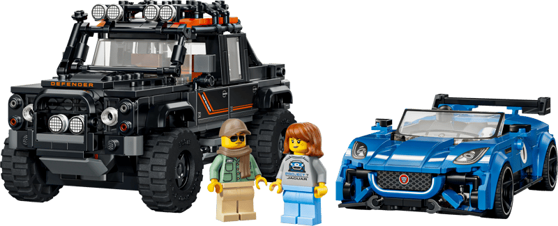 LEGO - Sped Champoins Jaguar F-Type Project 7 & Land Rover Defender Classic 77264