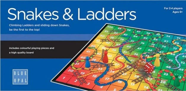 Blue Opal - Snakes and Ladders Game